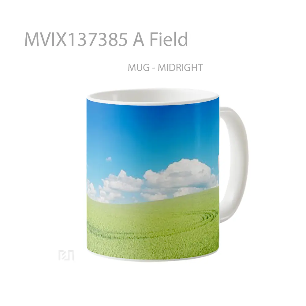 Mug A Field Gelas Pemandangan Alam - All-side / Desain