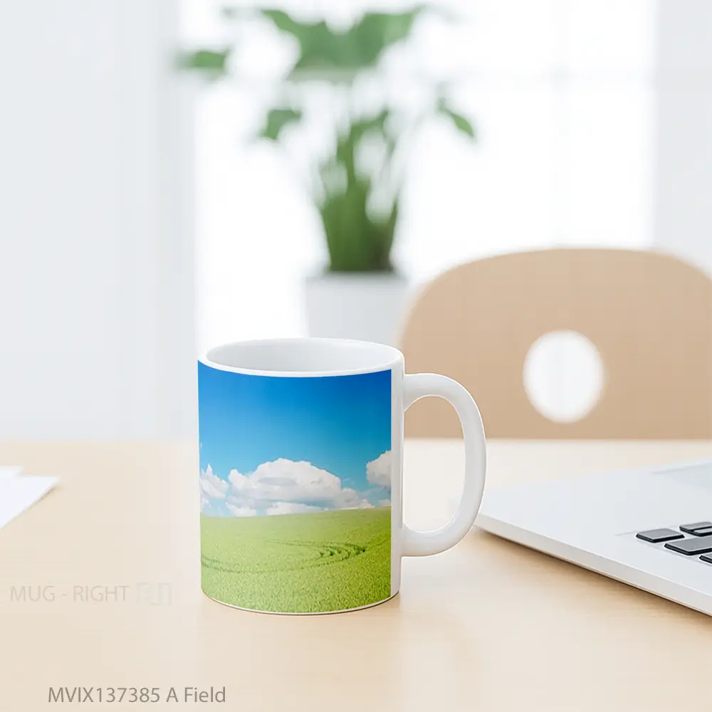 Mug A Field Gelas Pemandangan Alam - All-side / Desain
