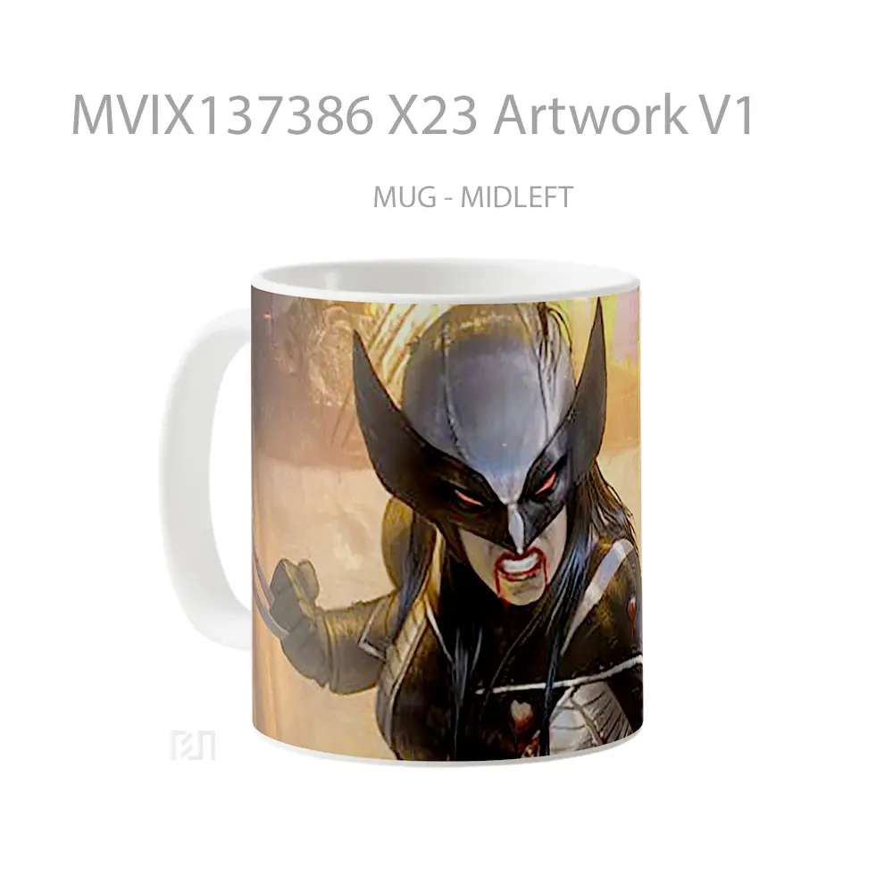Mug X23 Artwork V1 Gelas Seni Modern - All-side / Desain