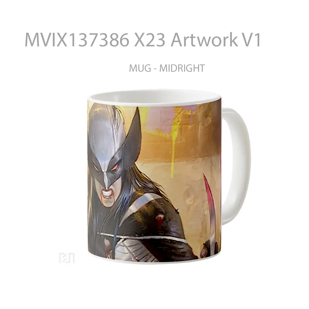 Mug X23 Artwork V1 Gelas Seni Modern - All-side / Desain