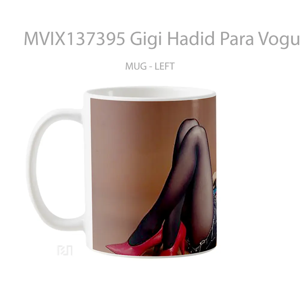 Mug Gigi Hadid Para Vogue Gelas Keramik Unik - All-side / Desain