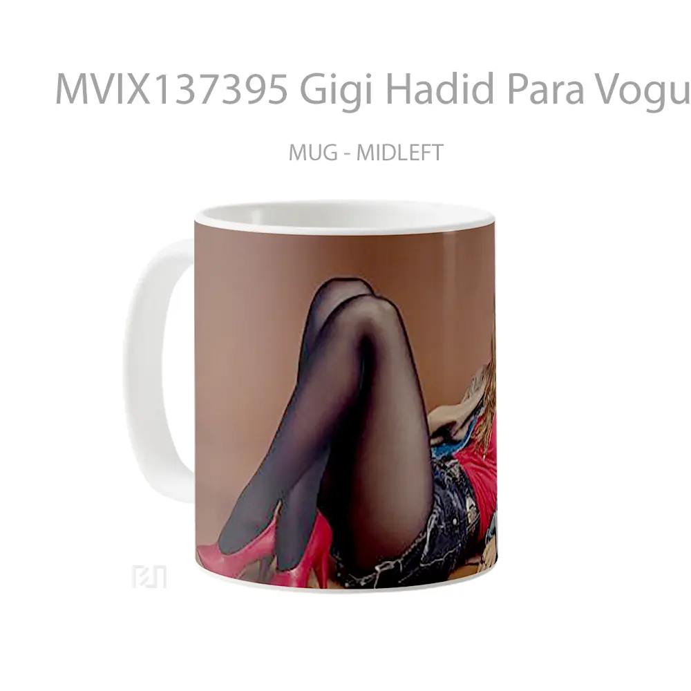 Mug Gigi Hadid Para Vogue Gelas Keramik Unik - All-side / Desain