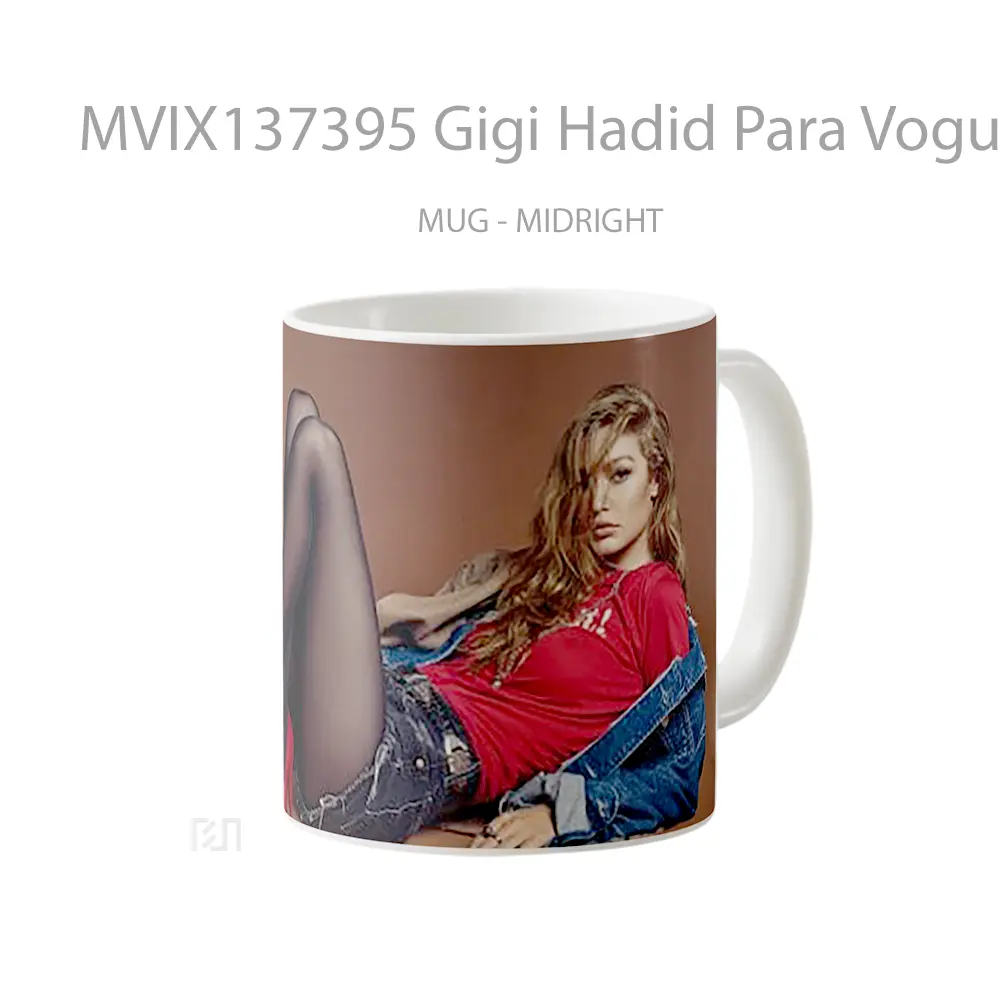 Mug Gigi Hadid Para Vogue Gelas Keramik Unik - All-side / Desain