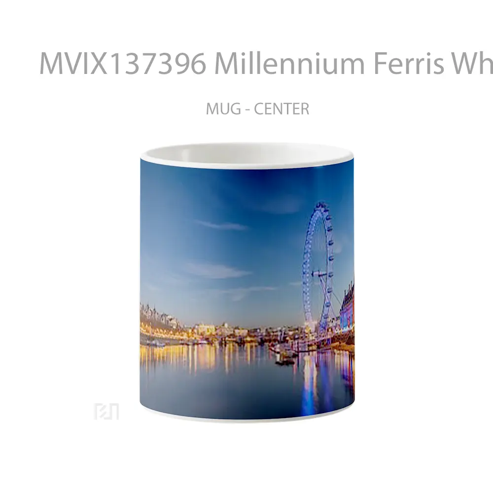 Mug Millennium Ferris Wheel Gelas Keramik Unik