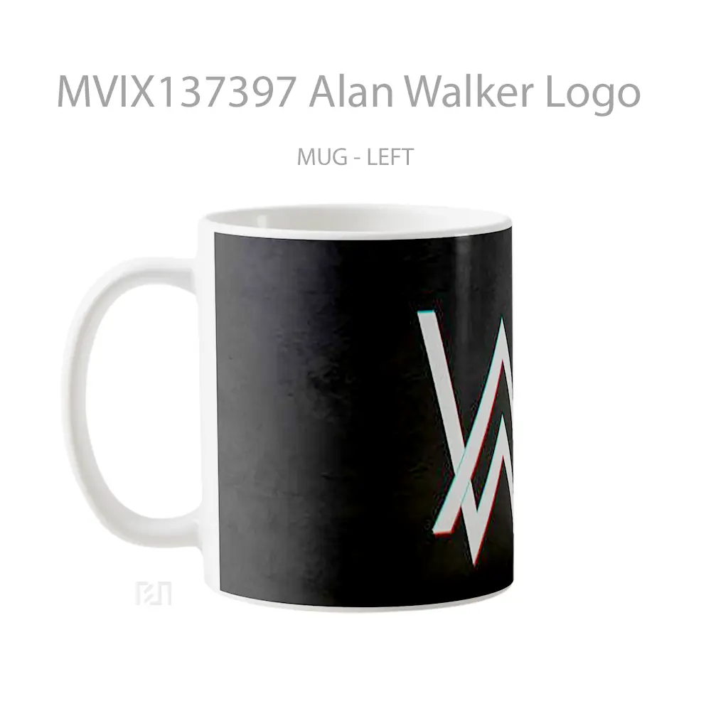 Mug Alan Walker Logo Gelas Keramik Unik - All-side / Desain