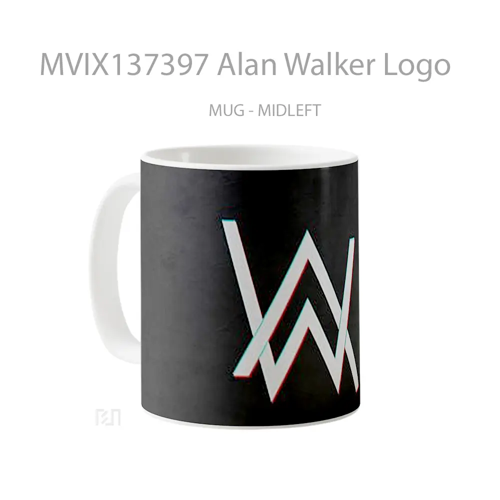 Mug Alan Walker Logo Gelas Keramik Unik - All-side / Desain