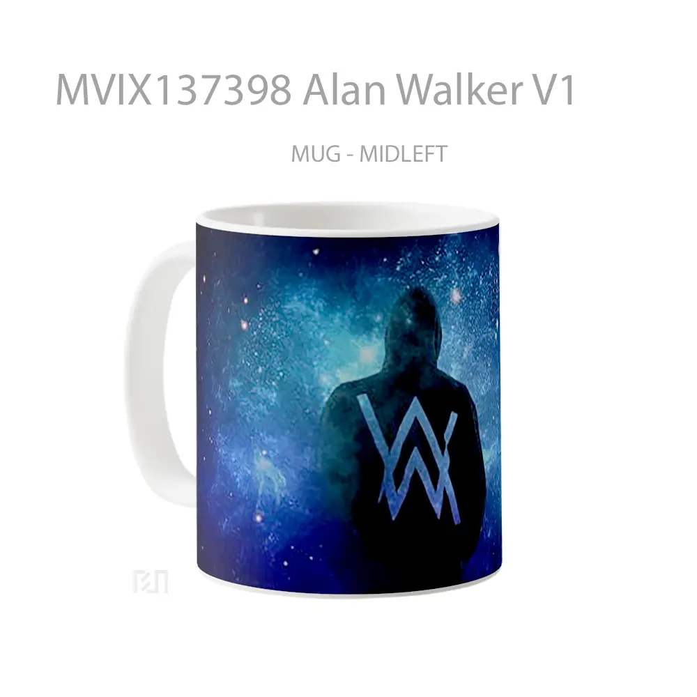 Mug Alan Walker V1 Gelas Keramik Unik - All-side / Desain