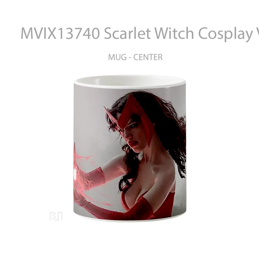 Mug Scarlet Witch Cosplay V2 Gelas Superhero