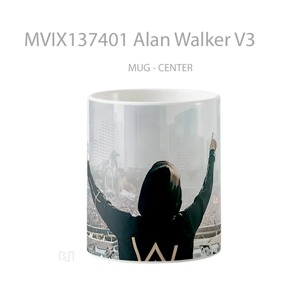 Mug Alan Walker V3 Gelas Keramik Unik