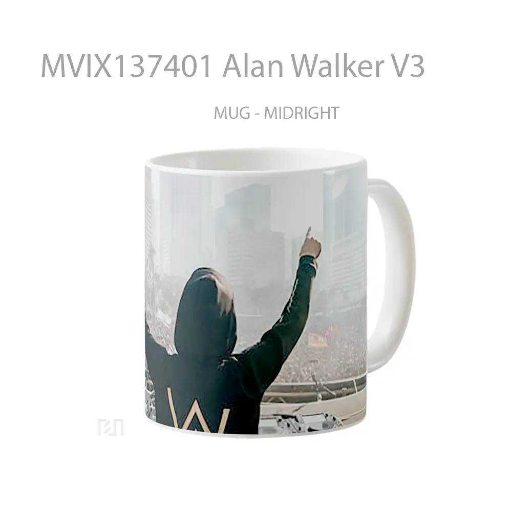 Mug Alan Walker V3 Gelas Keramik Unik - All-side / Desain
