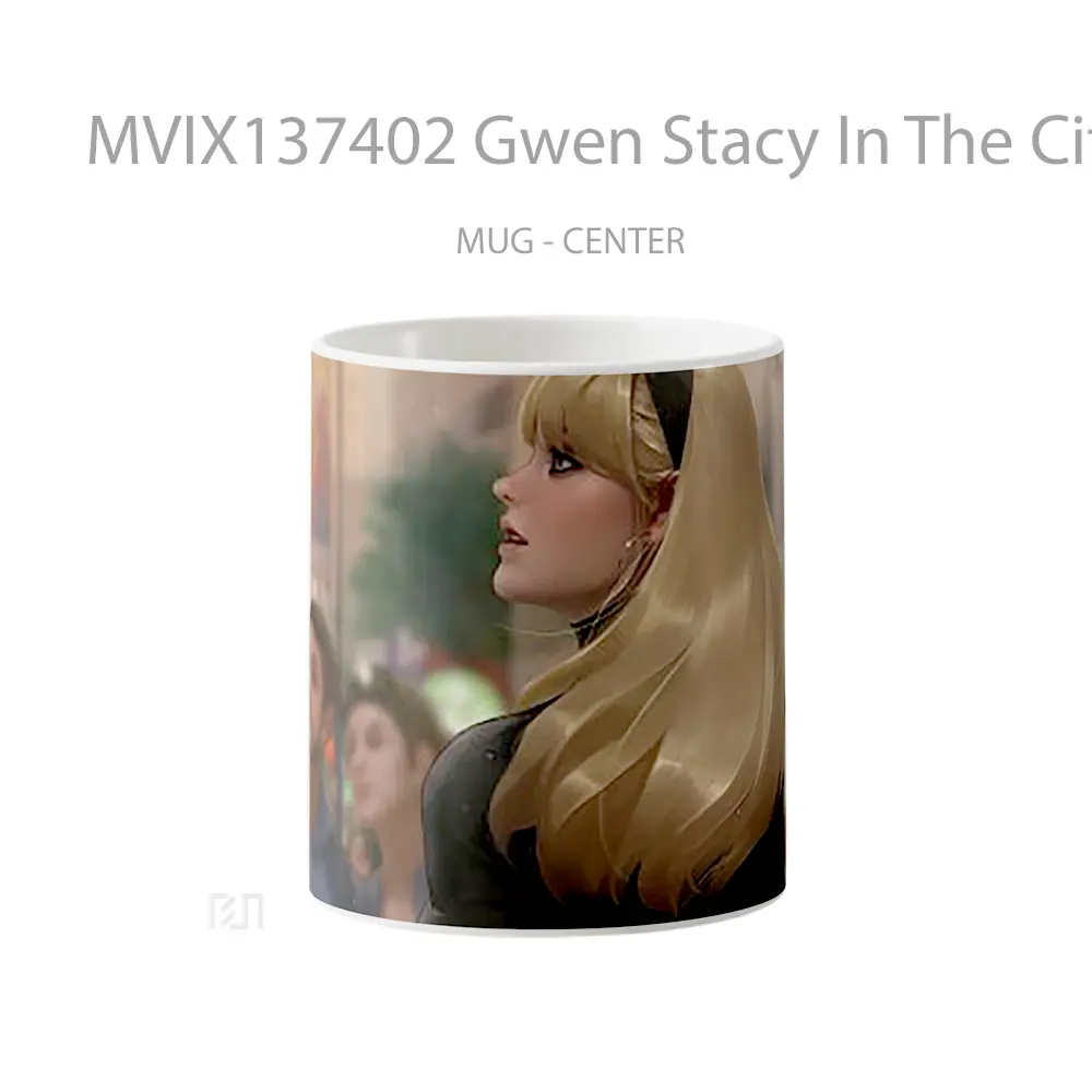 Mug Gwen Stacy In The City Gelas Superhero