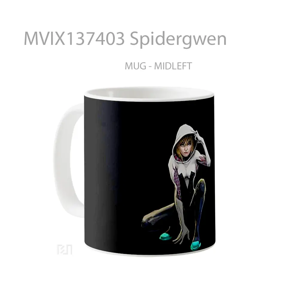 Mug Spidergwen Gelas Keramik Unik - All-side / Desain