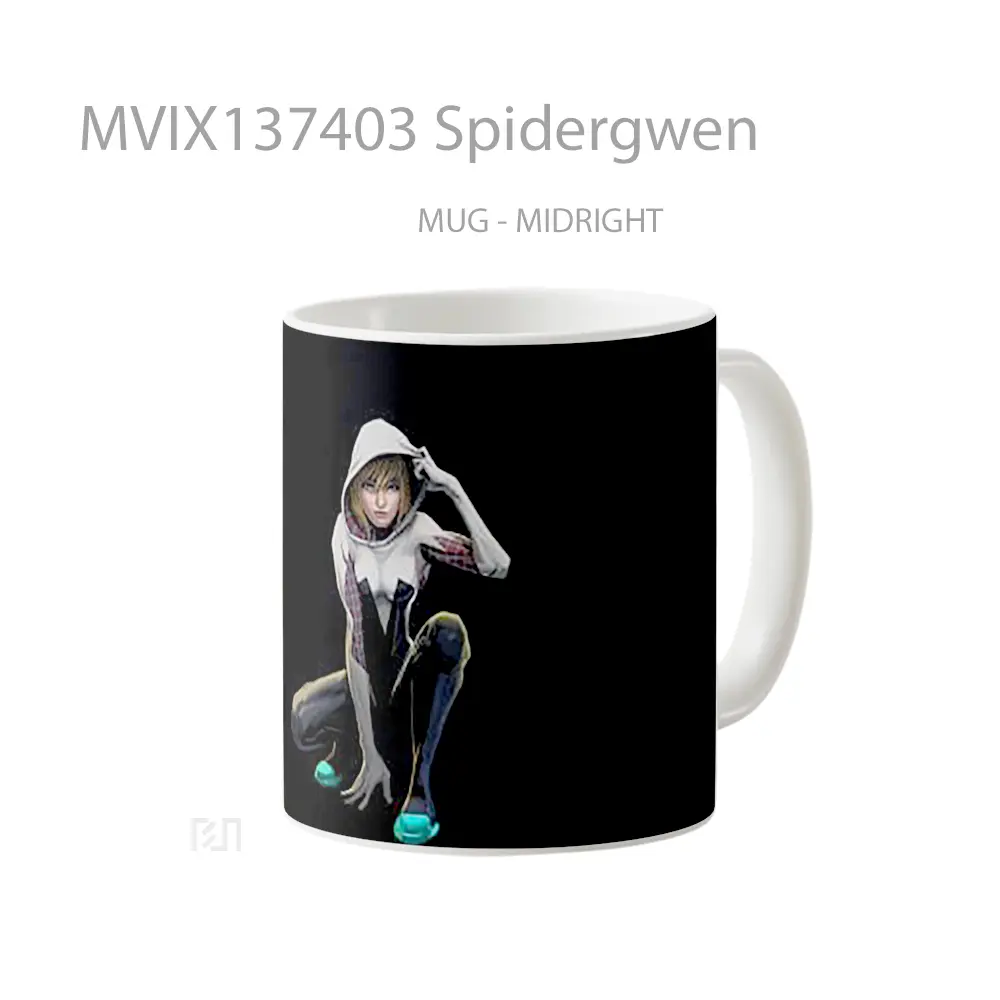 Mug Spidergwen Gelas Keramik Unik - All-side / Desain