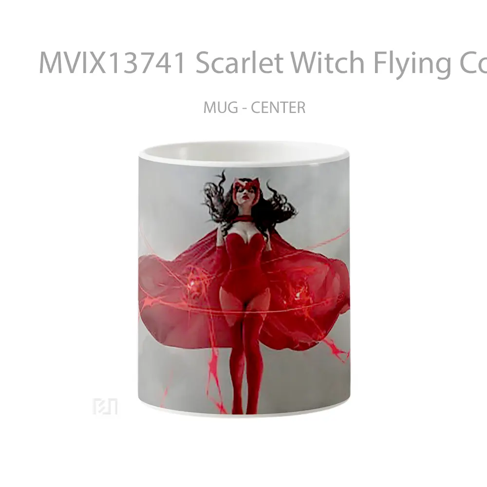 Mug Scarlet Witch Flying Cosplay Gelas Superhero
