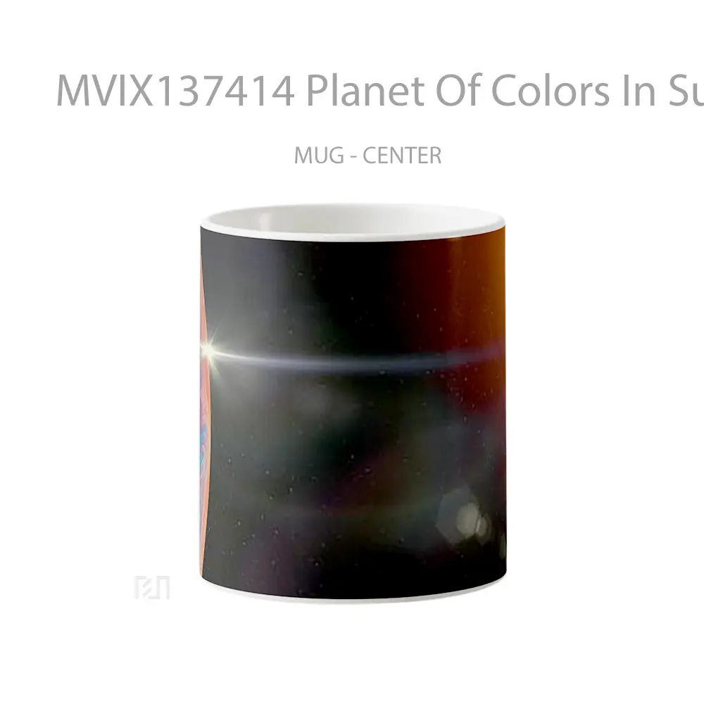 Mug Planet Of Colors In Sunlight Gelas Astronomi