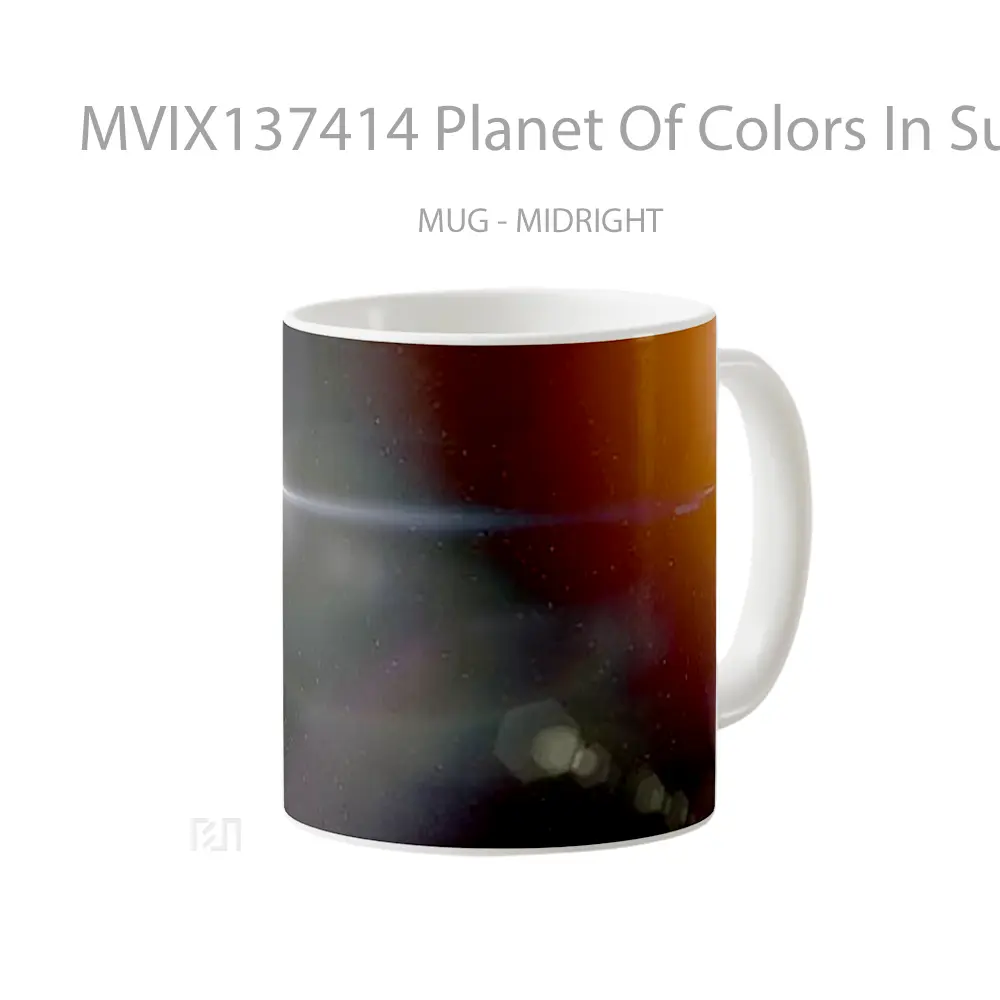 Mug Planet Of Colors In Sunlight Gelas Astronomi - All-side / Desain