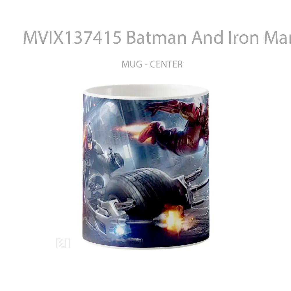 Mug Batman And Iron Man Gelas Superhero