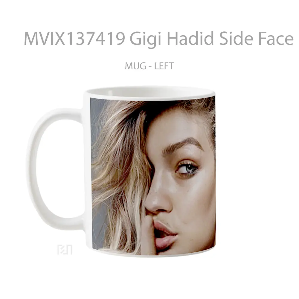 Mug Gigi Hadid Side Face Gelas Keramik Unik - All-side / Desain