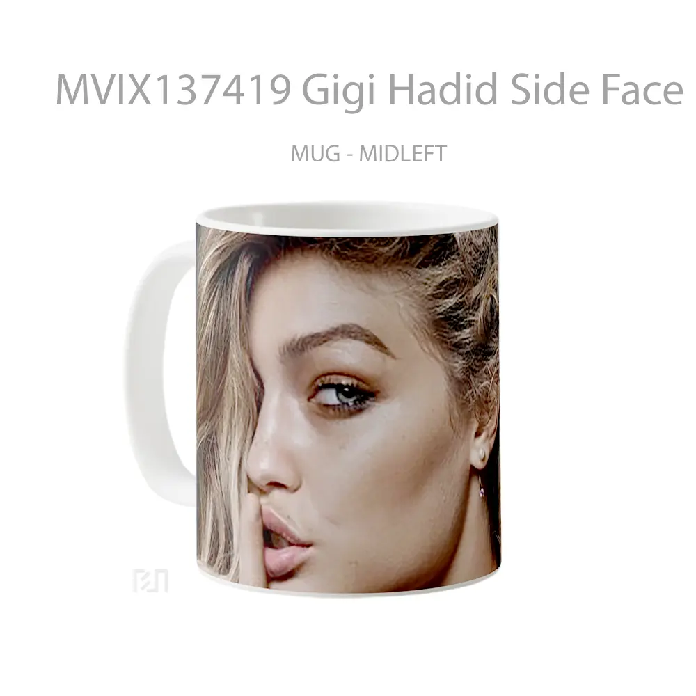 Mug Gigi Hadid Side Face Gelas Keramik Unik - All-side / Desain
