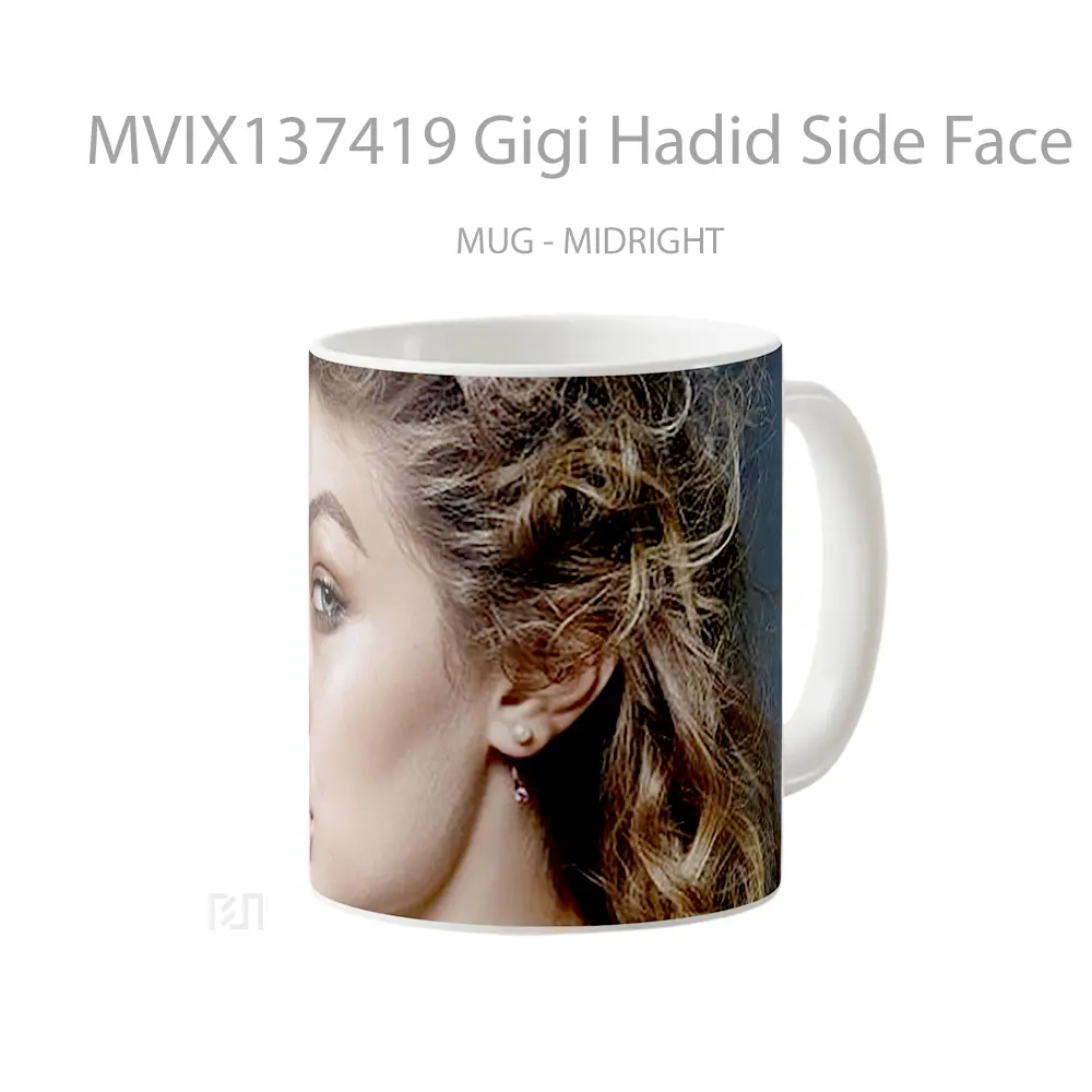 Mug Gigi Hadid Side Face Gelas Keramik Unik - All-side / Desain