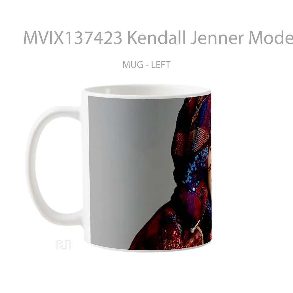 Mug Kendall Jenner Modeling Gelas Selebriti - All-side / Desain