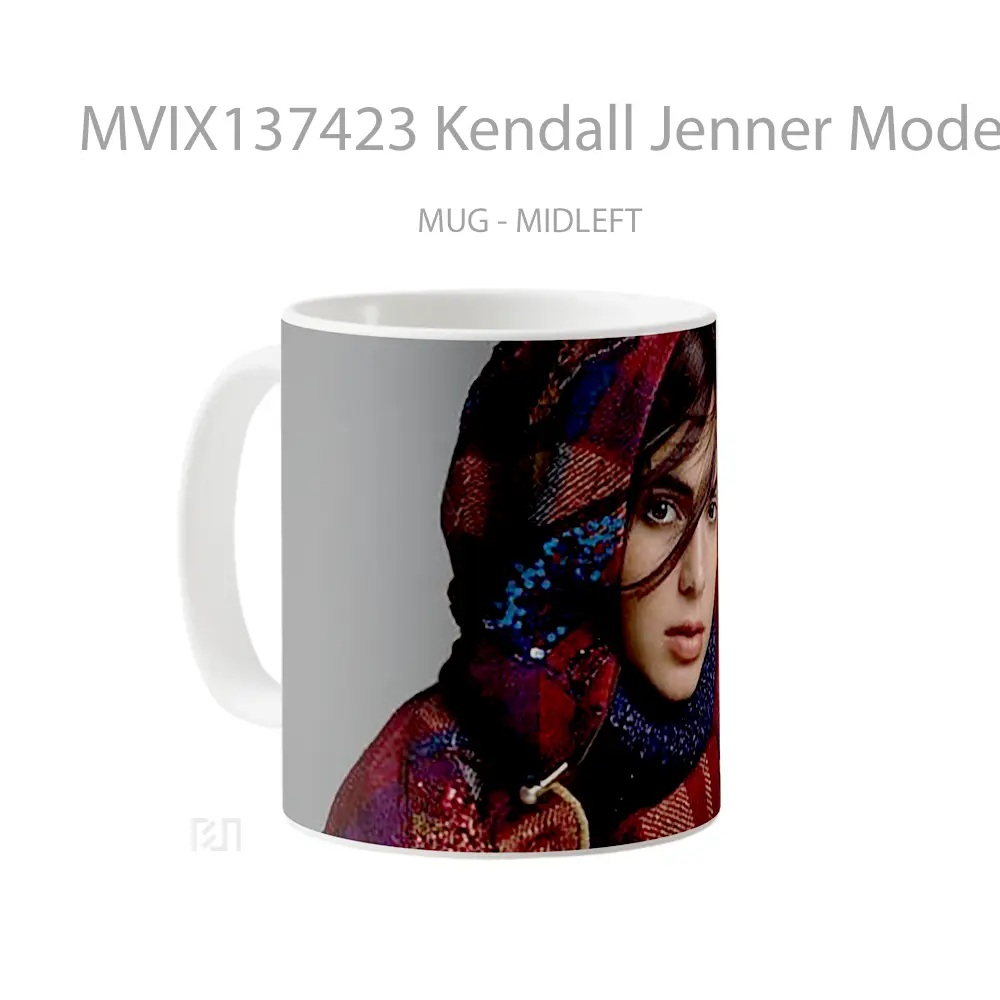 Mug Kendall Jenner Modeling Gelas Selebriti - All-side / Desain