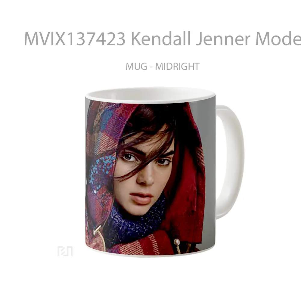 Mug Kendall Jenner Modeling Gelas Selebriti - All-side / Desain