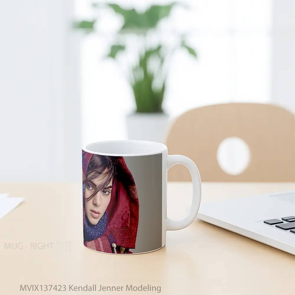 Mug Kendall Jenner Modeling Gelas Selebriti - All-side / Desain