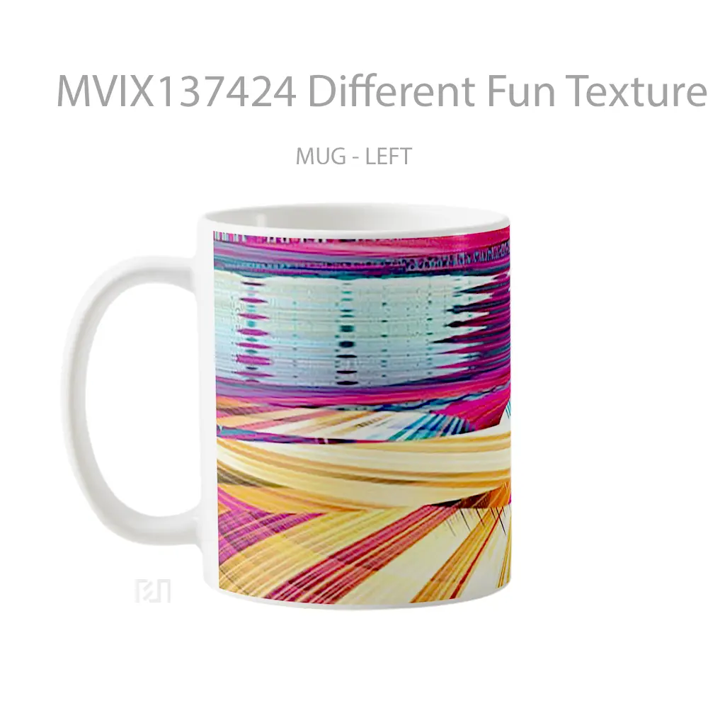 Mug Different Fun Textures Gelas Keramik Unik - All-side / Desain