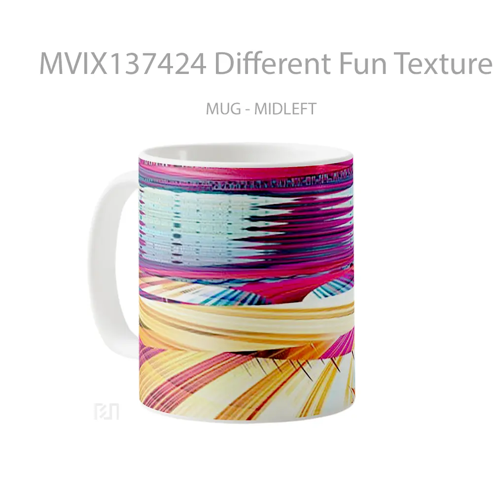 Mug Different Fun Textures Gelas Keramik Unik - All-side / Desain