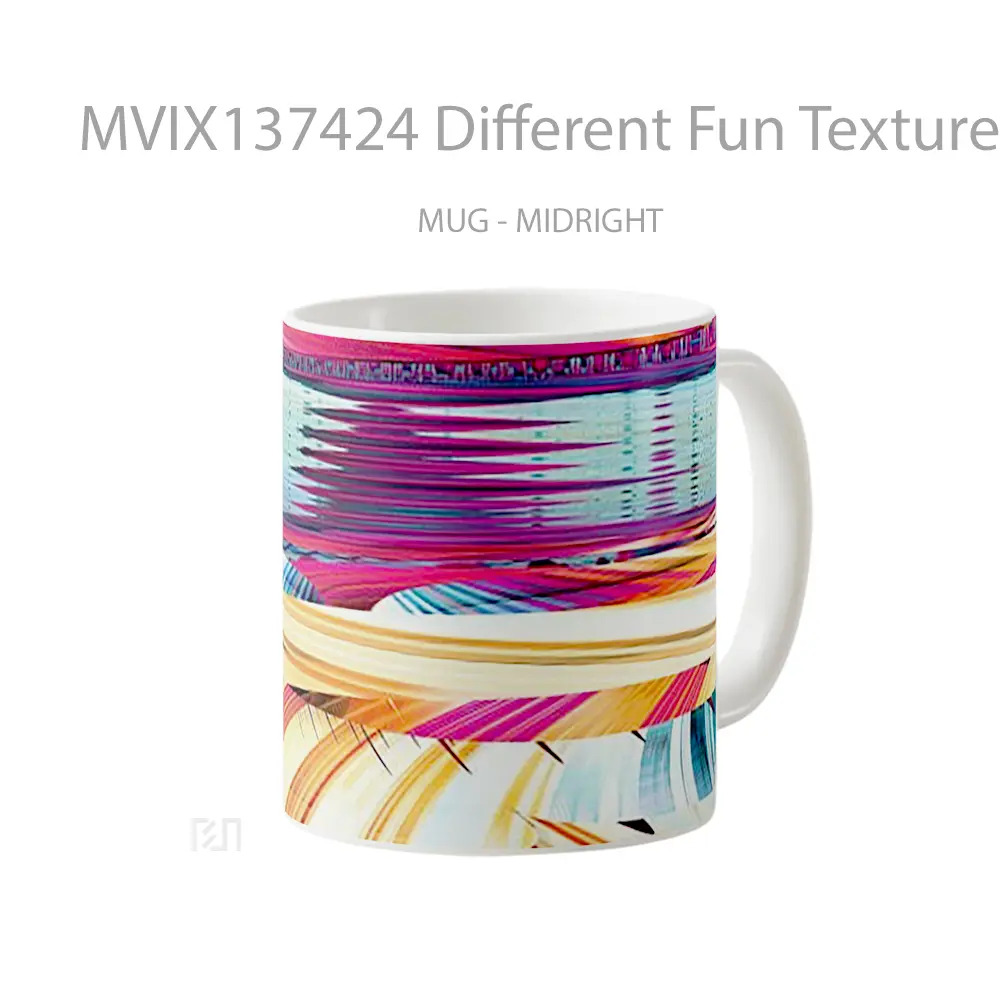 Mug Different Fun Textures Gelas Keramik Unik - All-side / Desain