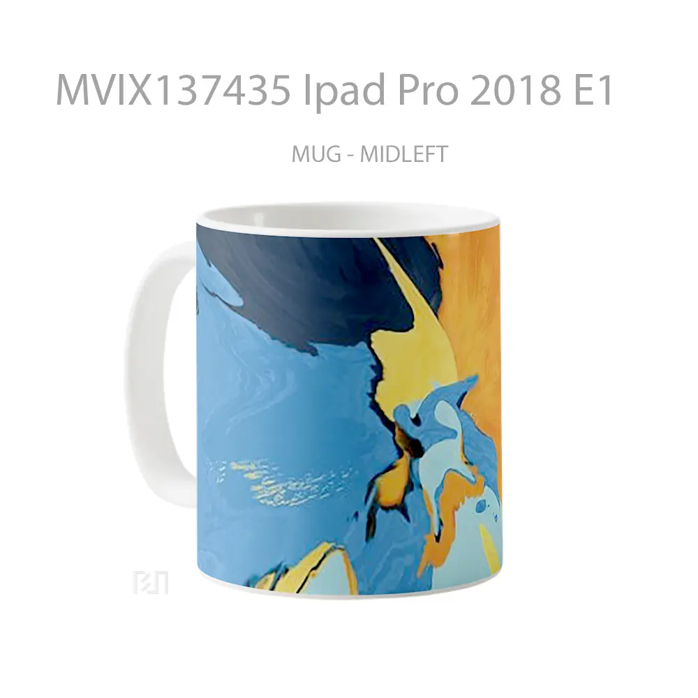 Mug Ipad Pro 2018 E1 Gelas Keramik Unik - All-side / Desain