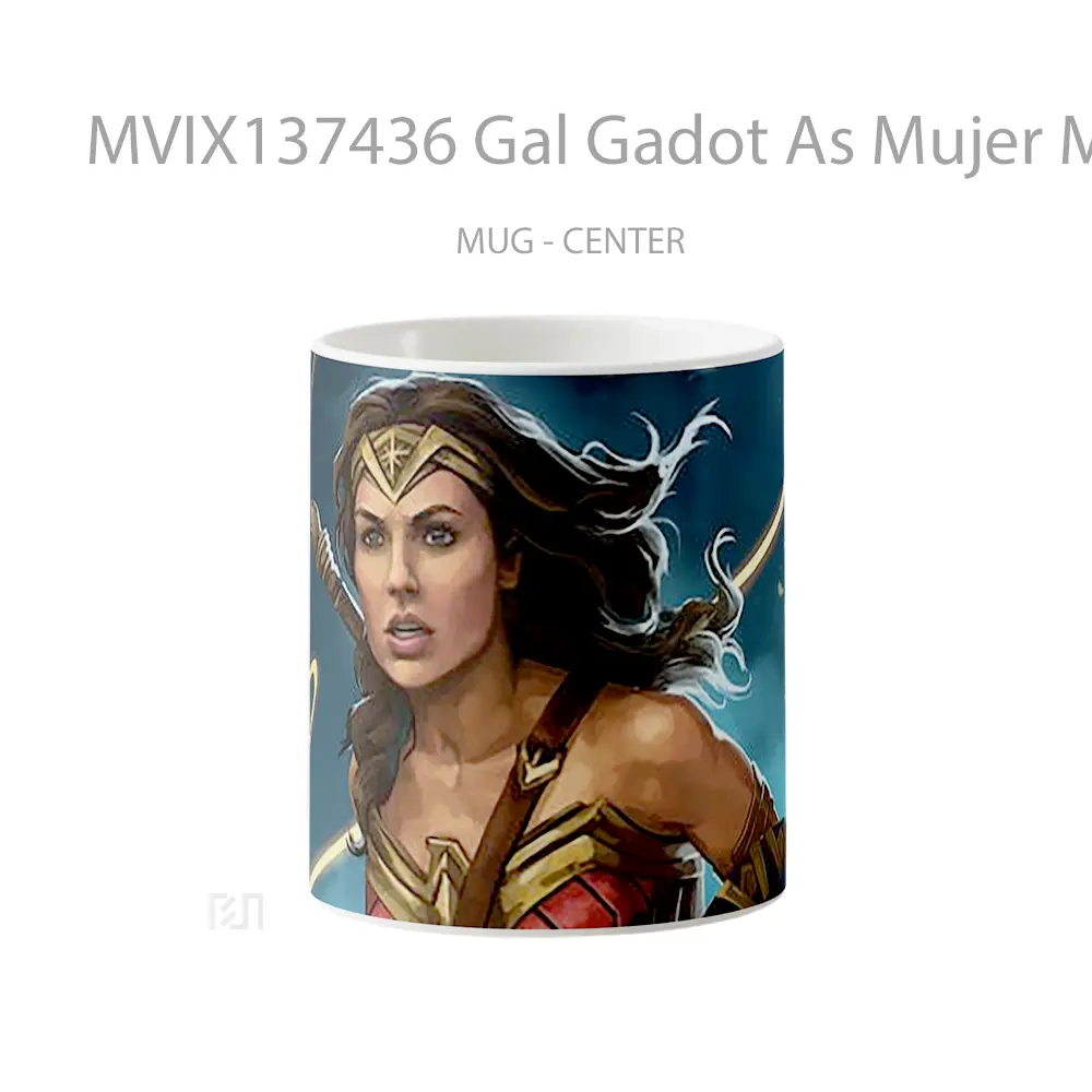 Mug Gal Gadot As Mujer Maravilla Fanart Gelas Selebriti