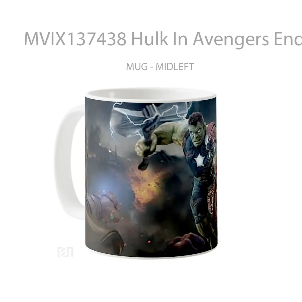 Mug Hulk In Avengers Endgame Gelas Superhero - All-side / Desain
