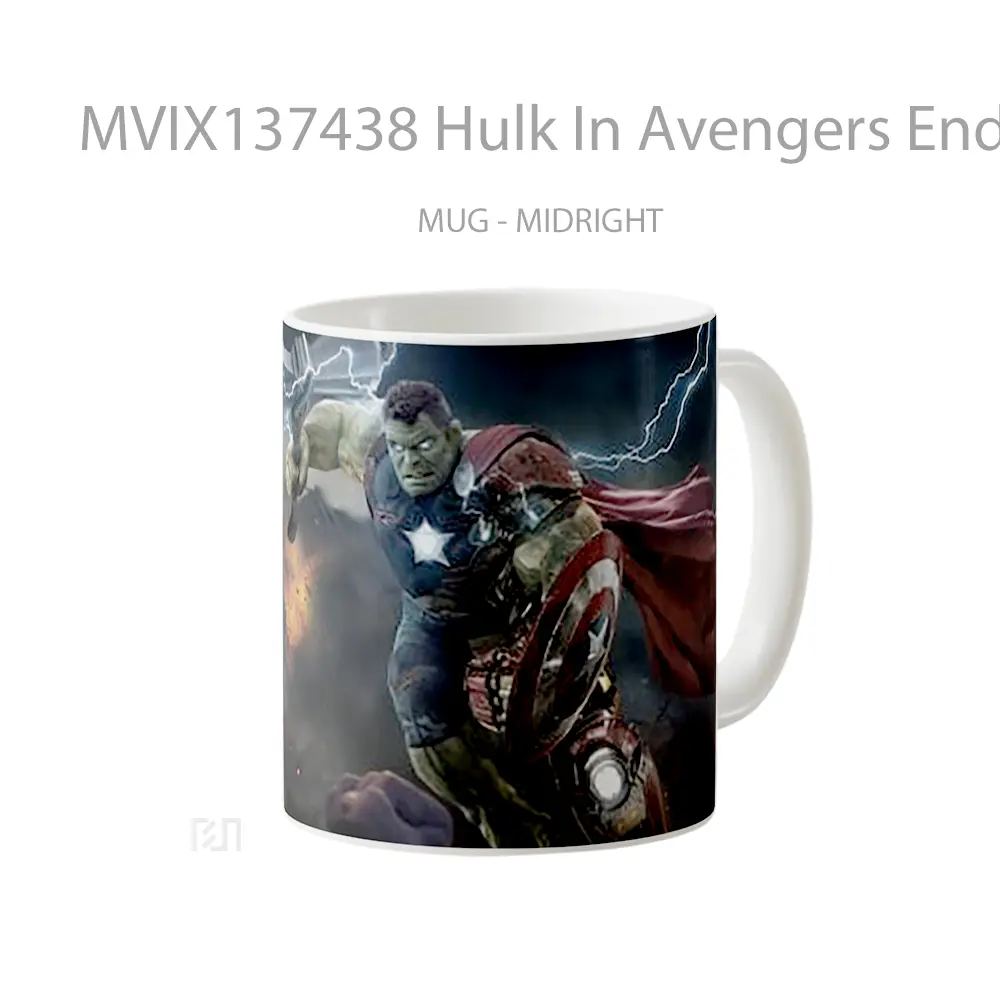 Mug Hulk In Avengers Endgame Gelas Superhero - All-side / Desain
