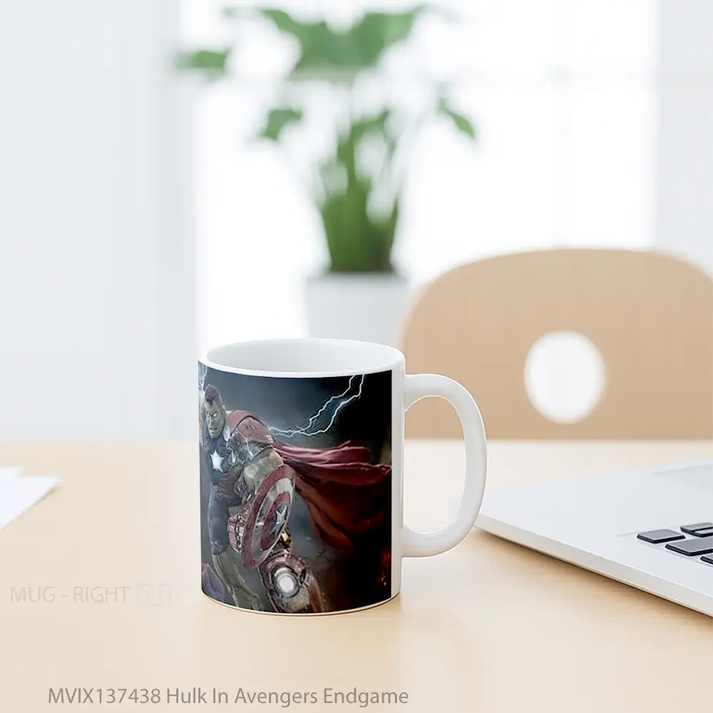 Mug Hulk In Avengers Endgame Gelas Superhero - All-side / Desain