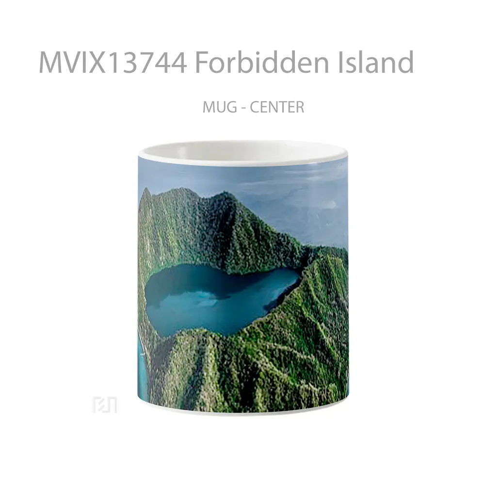 Mug Forbidden Island Gelas Pemandangan Alam