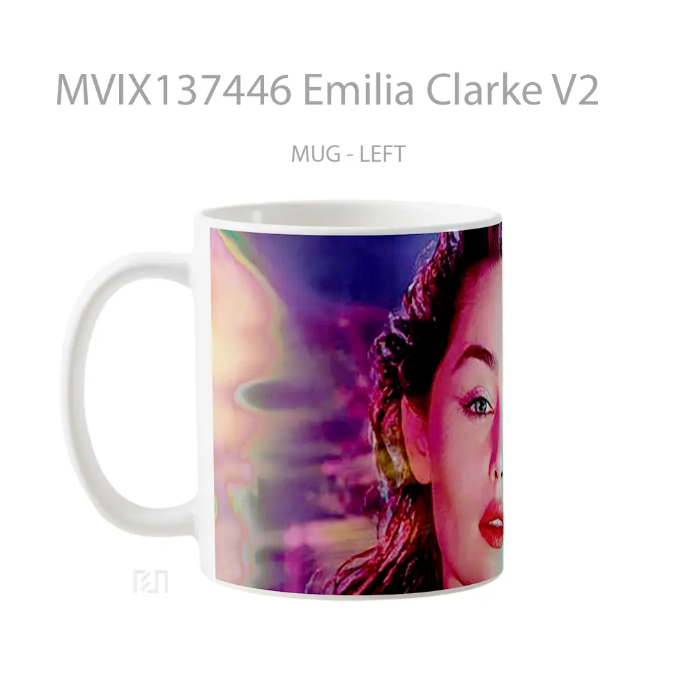 Mug Emilia Clarke V2 Gelas Keramik Unik - All-side / Desain