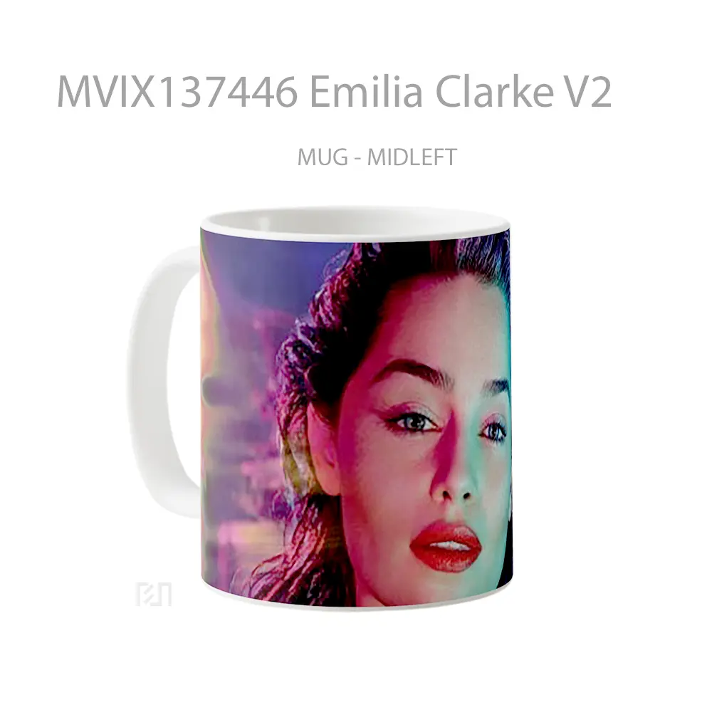 Mug Emilia Clarke V2 Gelas Keramik Unik - All-side / Desain