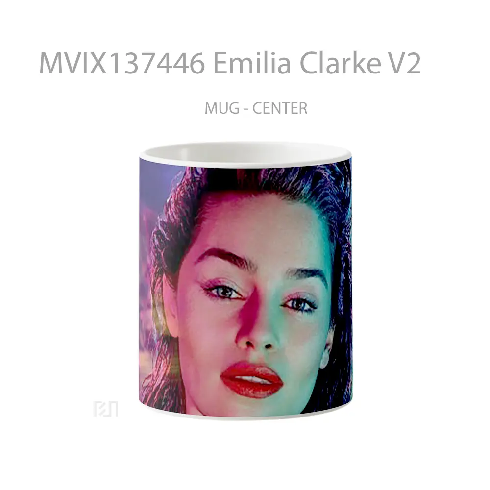 Mug Emilia Clarke V2 Gelas Keramik Unik