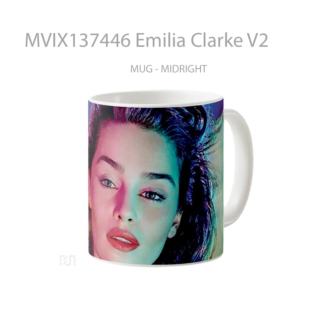 Mug Emilia Clarke V2 Gelas Keramik Unik - All-side / Desain