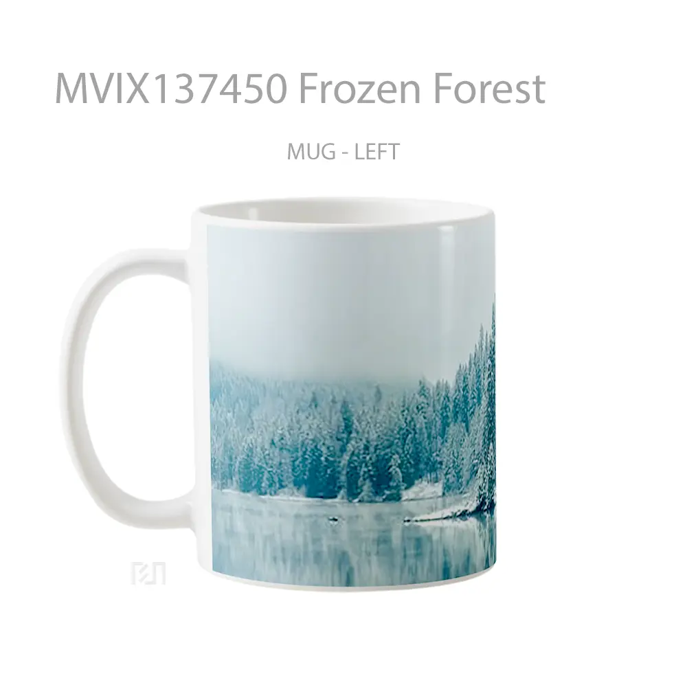 Mug Frozen Forest Gelas Pemandangan Alam - All-side / Desain