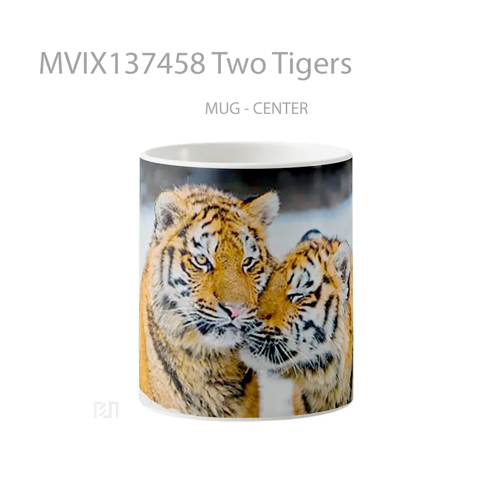 Mug Two Tigers Gelas Hewan Lucu