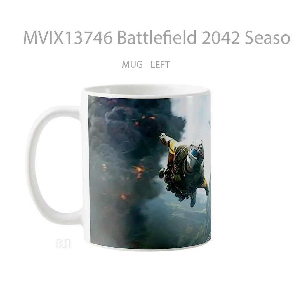 Mug Battlefield 2042 Season 1 Zero Hour Gelas Keramik Unik - All-side / Desain