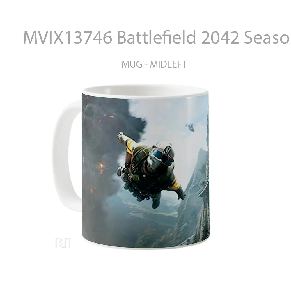 Mug Battlefield 2042 Season 1 Zero Hour Gelas Keramik Unik - All-side / Desain