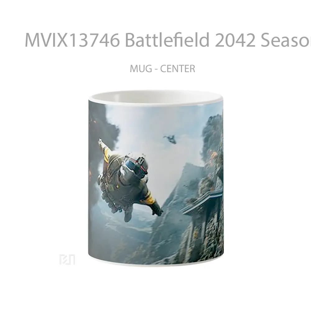 Mug Battlefield 2042 Season 1 Zero Hour Gelas Keramik Unik