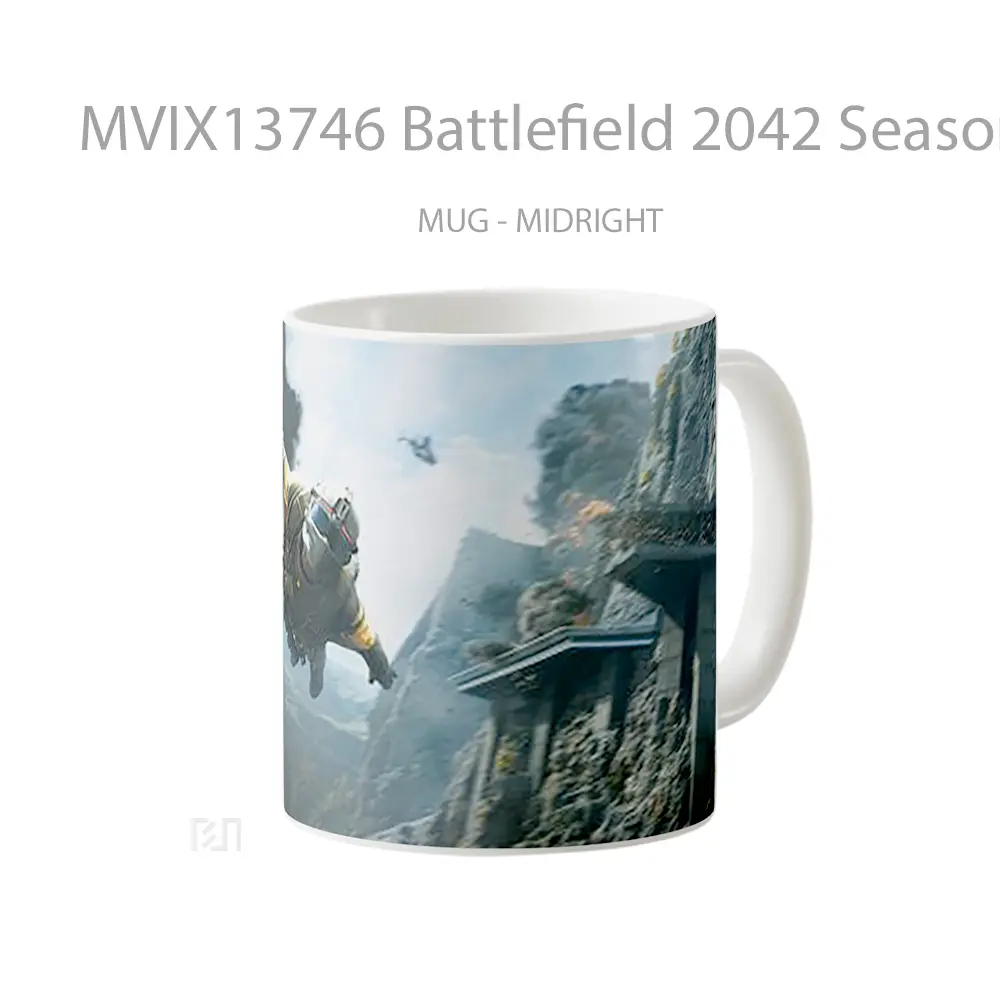 Mug Battlefield 2042 Season 1 Zero Hour Gelas Keramik Unik - All-side / Desain