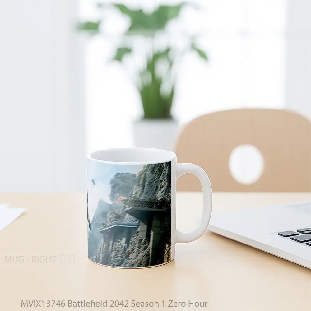 Mug Battlefield 2042 Season 1 Zero Hour Gelas Keramik Unik - All-side / Desain