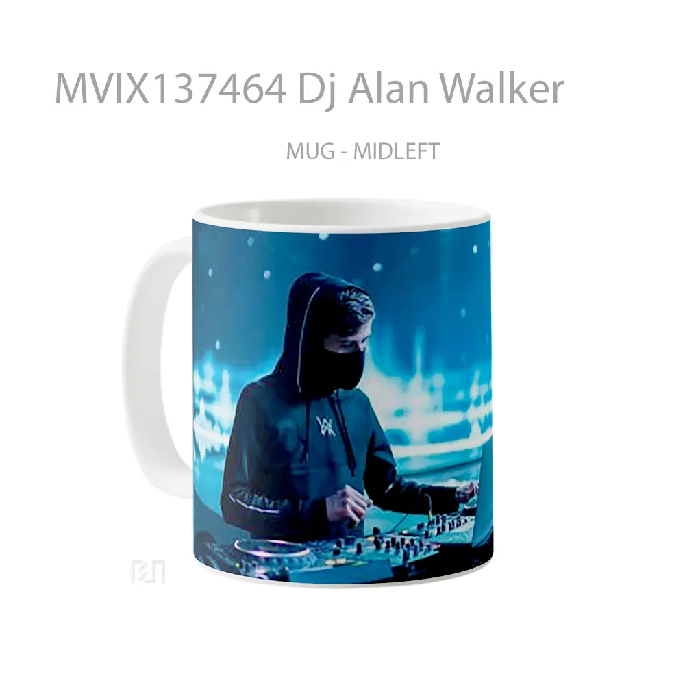 Mug Dj Alan Walker Gelas Keramik Unik - All-side / Desain