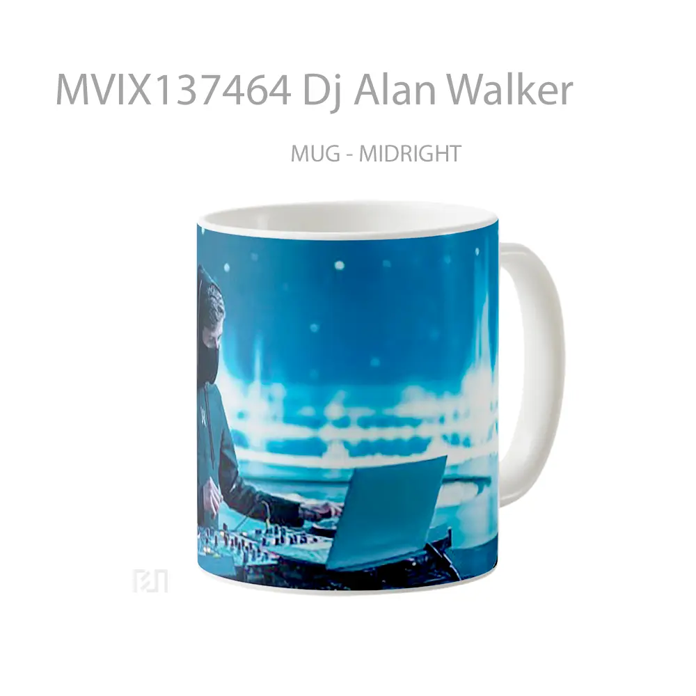 Mug Dj Alan Walker Gelas Keramik Unik - All-side / Desain